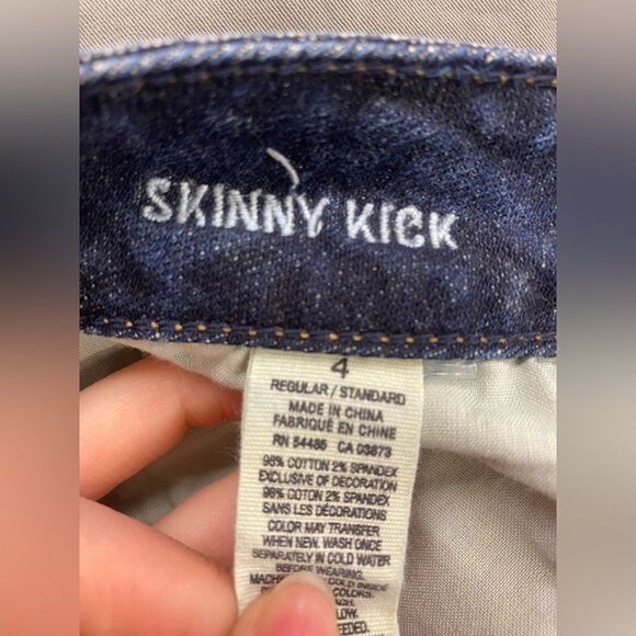 American Eagle Sz 4 Skinny Kick Jeans - Picture 4 of 4
